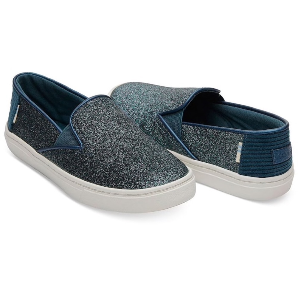 Toms Girls Iridescent Glimmer Luca Slip-On - Picture 6 of 7